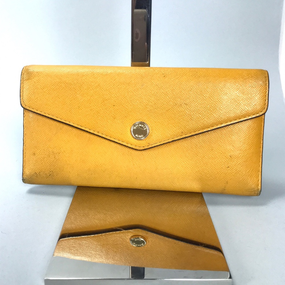 MICHAEL KORS Saffiano Colorblock Cc Snap Wallet